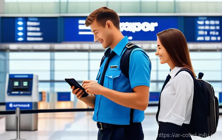 코트디부아르 비자 발급 방법 - **Prompt: Effortless E-Visa Application from Home**
    "A person, aged between 25 and 40, is comfor...